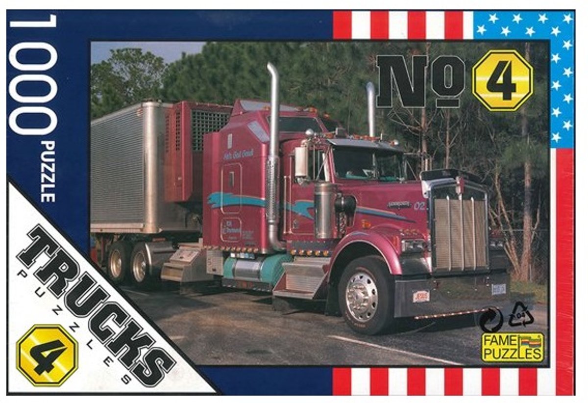 Trucks Puzzles - 1000 stuks - Amerikaanse Trucks - 685 x 480 mm | Nummer 4